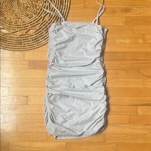 TNA Ruched T-shirt Mini Dress